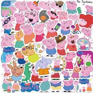 50 Pack of Peppa Pig Waterproof Stickers